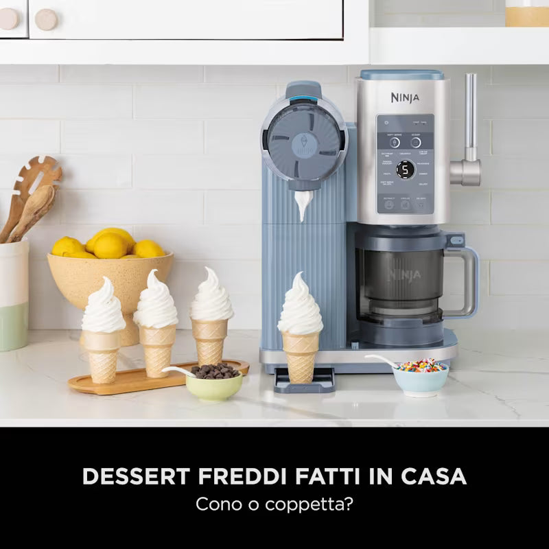 Gelatiera CREAMi Scoop & Swirl - Blu