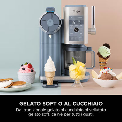 Gelatiera CREAMi Scoop & Swirl - Blu