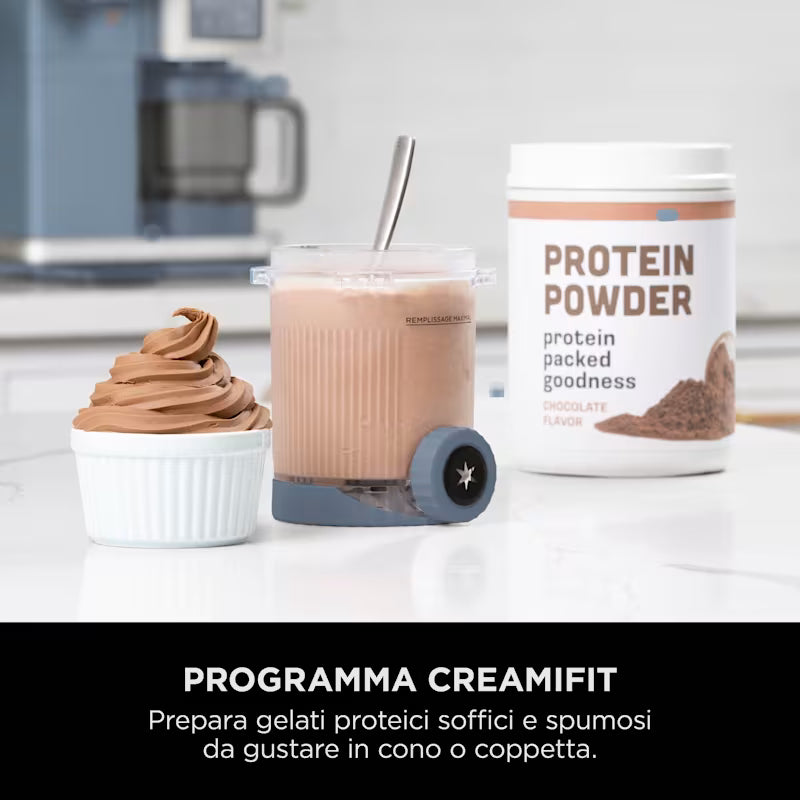 Gelatiera CREAMi Scoop & Swirl - Blu