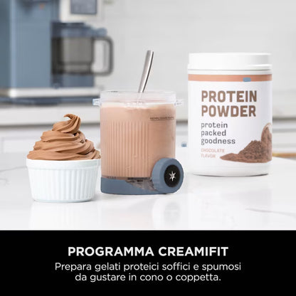 Gelatiera CREAMi Scoop & Swirl - Blu