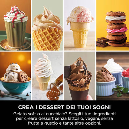 Gelatiera CREAMi Scoop & Swirl - Blu