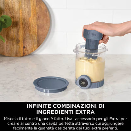 Gelatiera CREAMi Scoop & Swirl - Blu