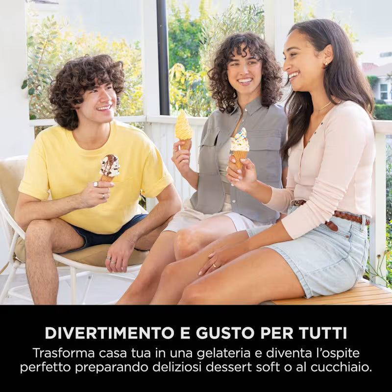 Gelatiera CREAMi Scoop & Swirl - Blu